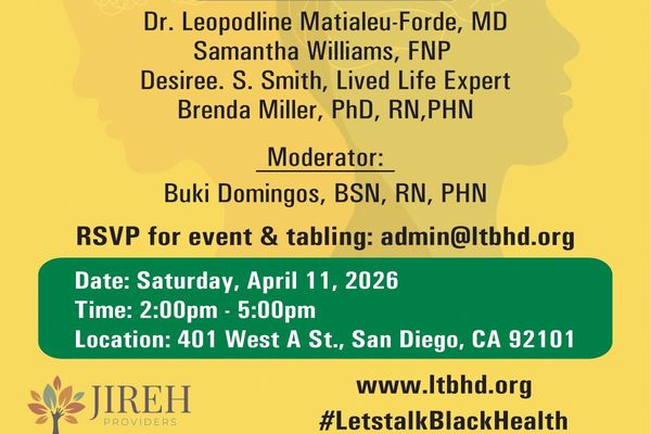 4th Annual LtBHD 2026 Educational Series flyer