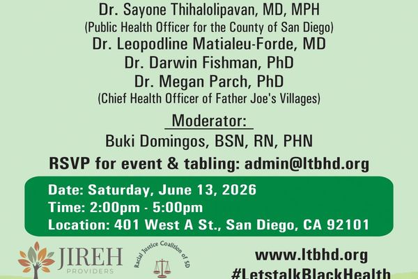 4th Annual LtBHD 2026  BLACK  Educational Series flyer