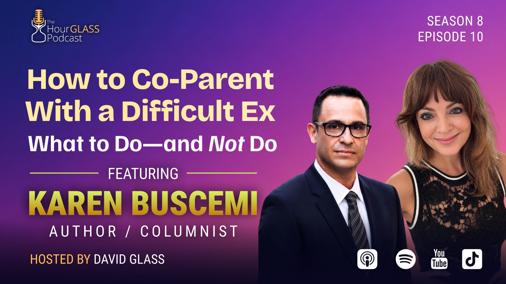 Author/Columnist, Karen Buscemi, shares invaluable advice on the “how-to’s” and “don’t do’s” when co-parenting with an annoying ex. 