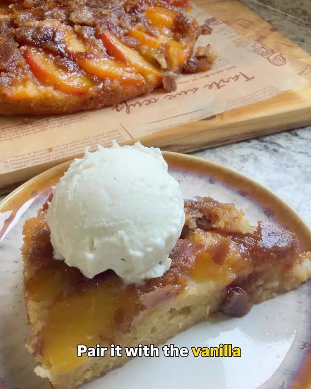 Peach Upside Down Cake!