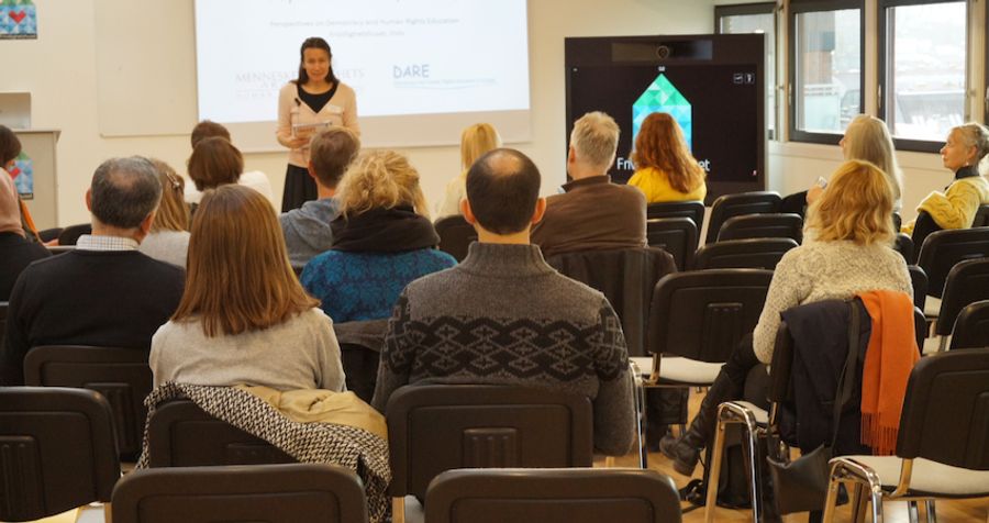 Konferansen "Between Radicalization and Populism in Europe". Organisert av MRA i samarbeid med DARE-nettverket 