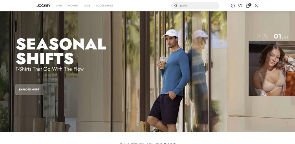 image of Jockey India Official Site: Clothing Mankind Since 1876