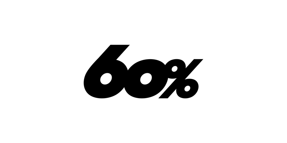 image for 60% (シックスティーパーセント)