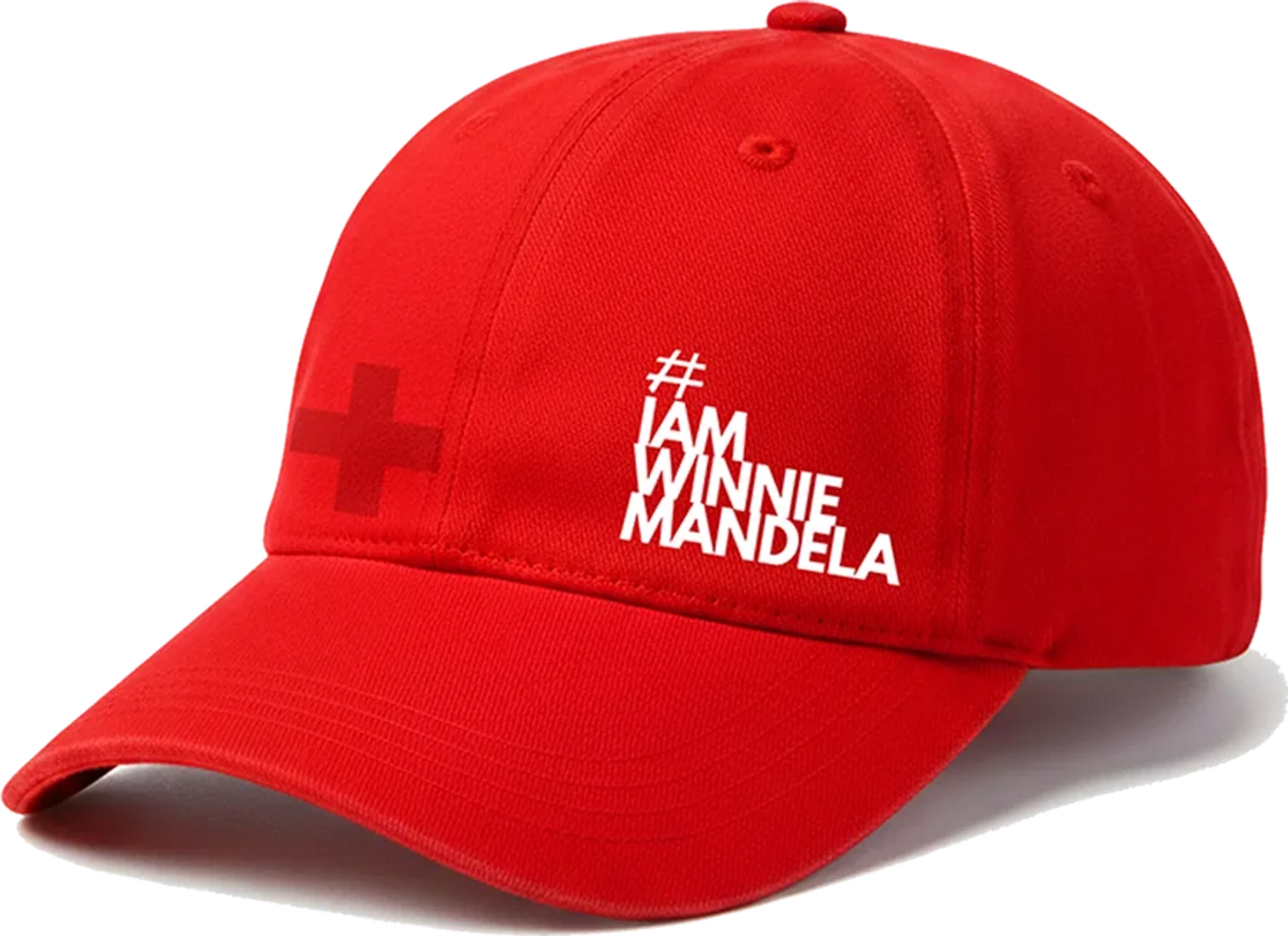 #IAmWinnieMandela Cap, Red · six-panel