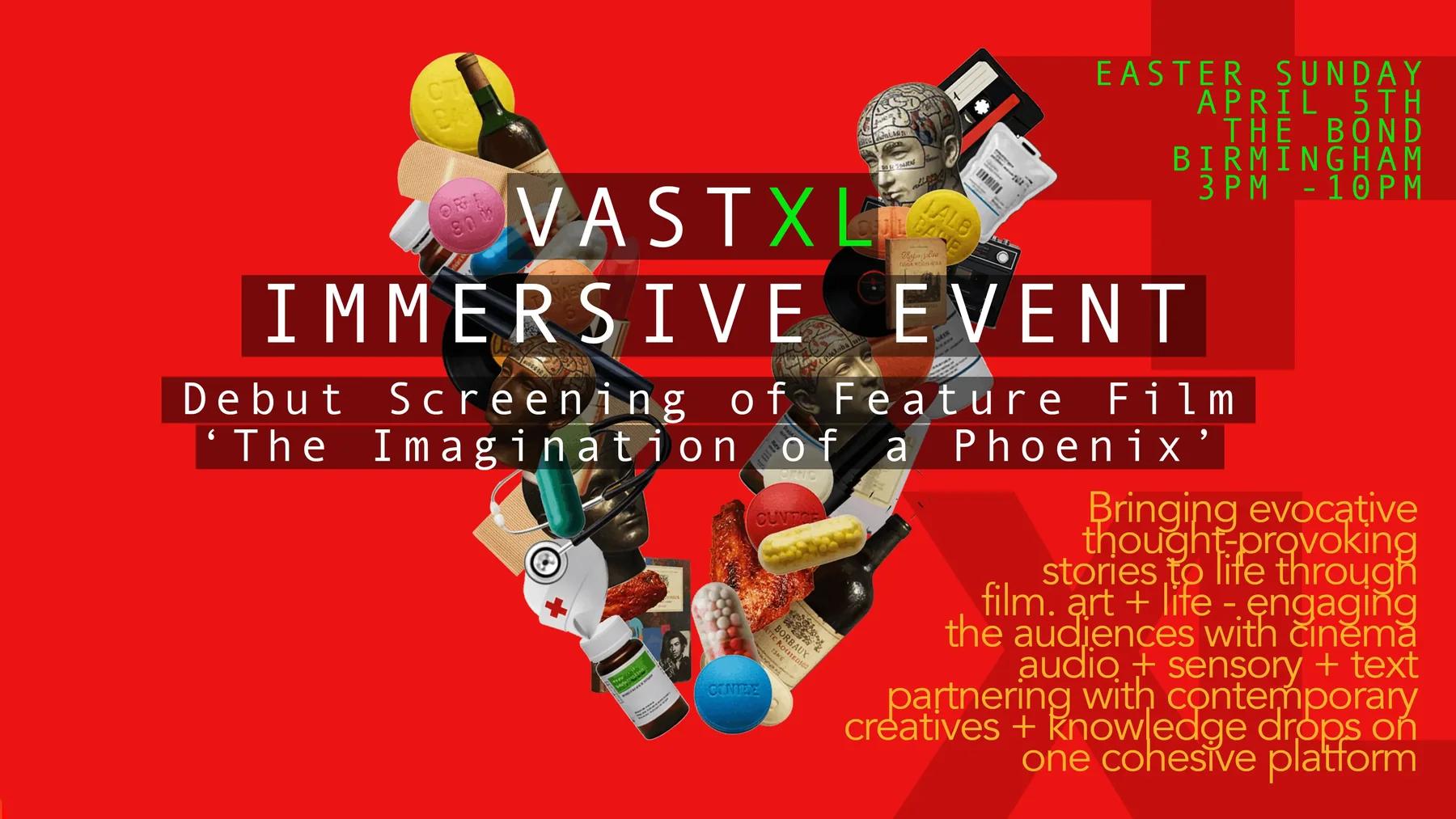 VAST XL Immersive Event — debut screening of ‘The Imagination of a Phoenix’.