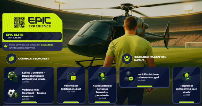 epicbet kasinon vip ohjelma