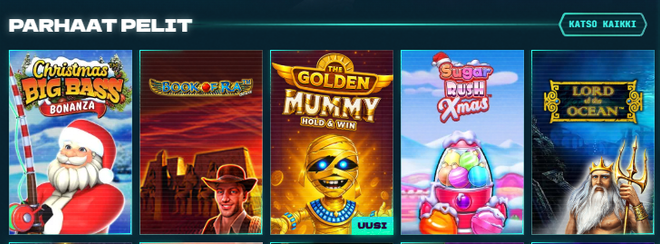 powerup casinon parhaat pelit