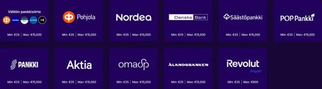 CipherWins kasinon maksutavat