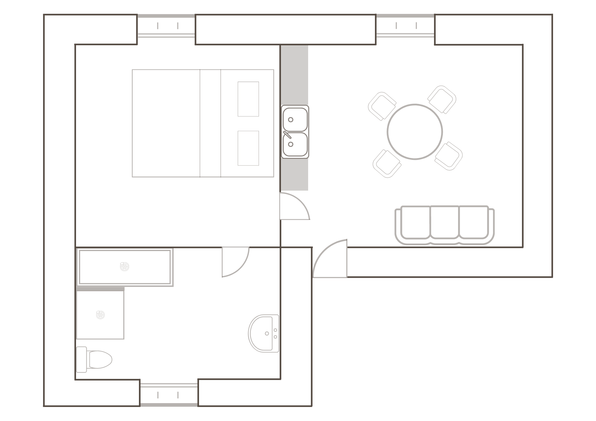 plan de la chambre