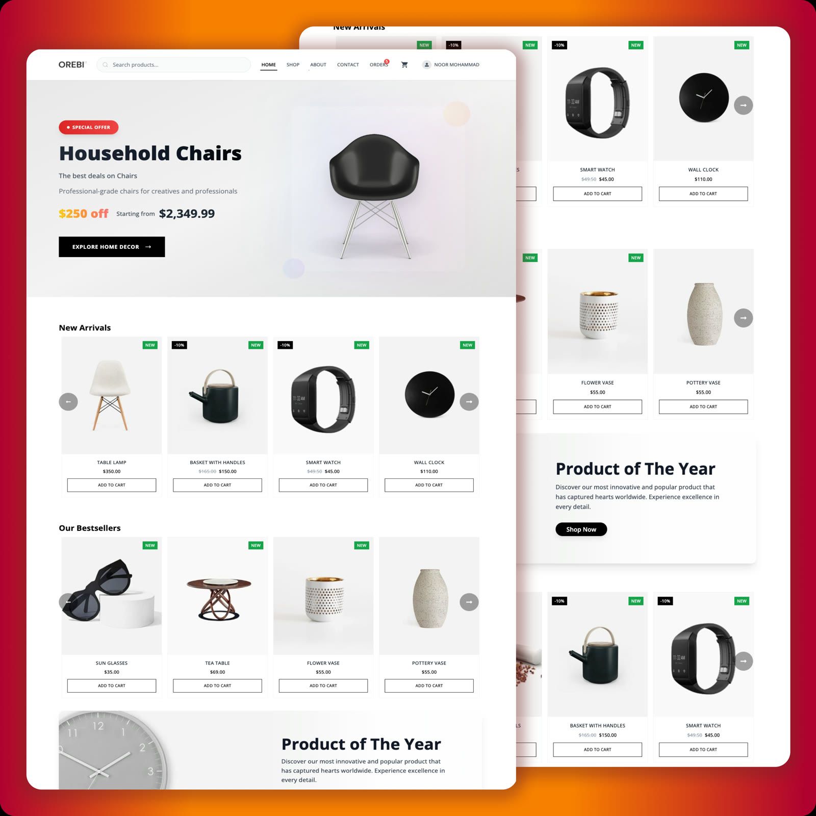 Orebi Shopping - Premium Full-Stack E-Commerce Platform