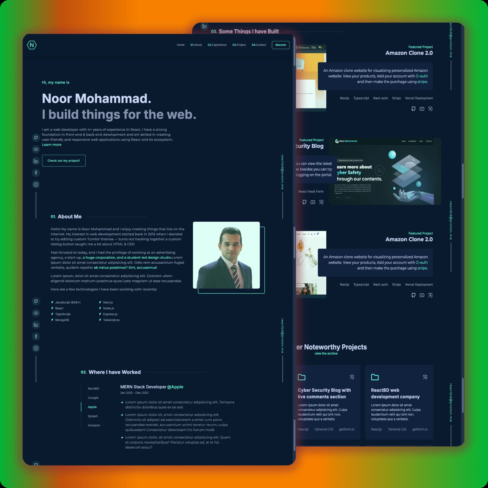 Responsive Portfolio Website