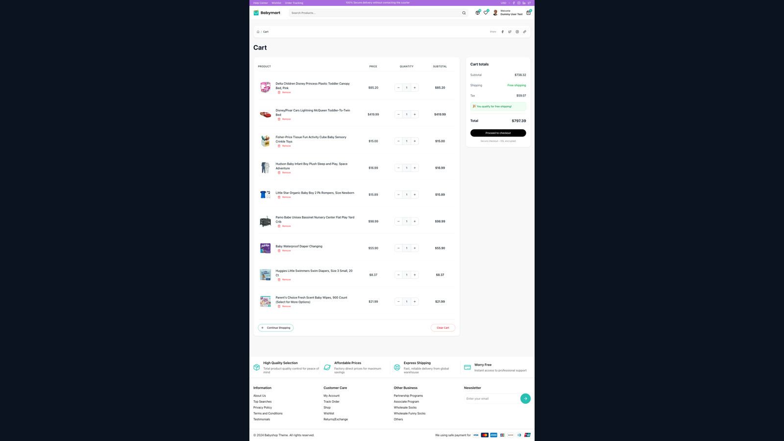 Client Cart