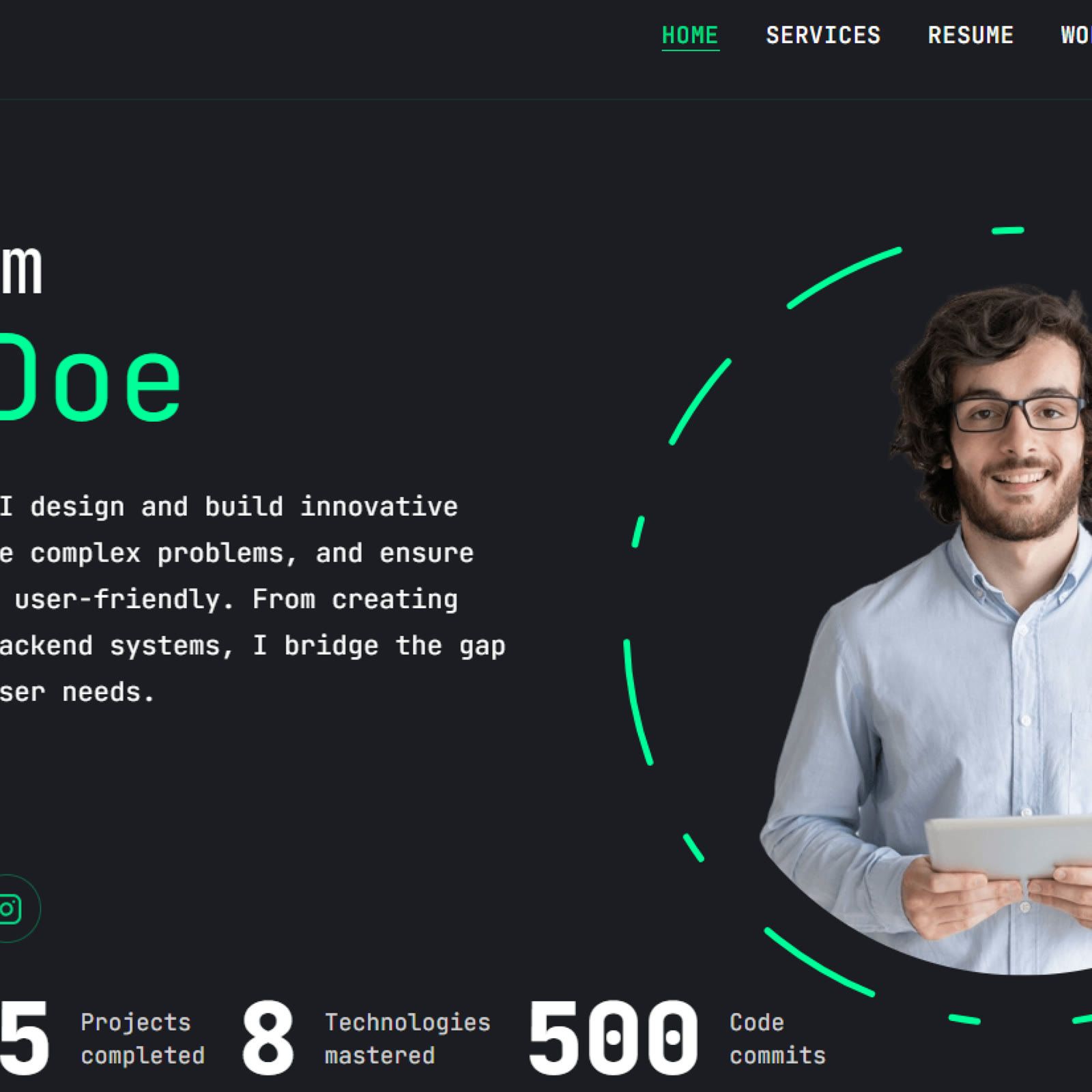 Responsive Portfolio Website [ Source Code ] | Next.js, Tailwind CSS, Framer Motion & Getform