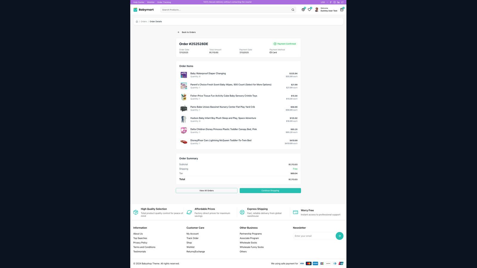 Client Singleorder