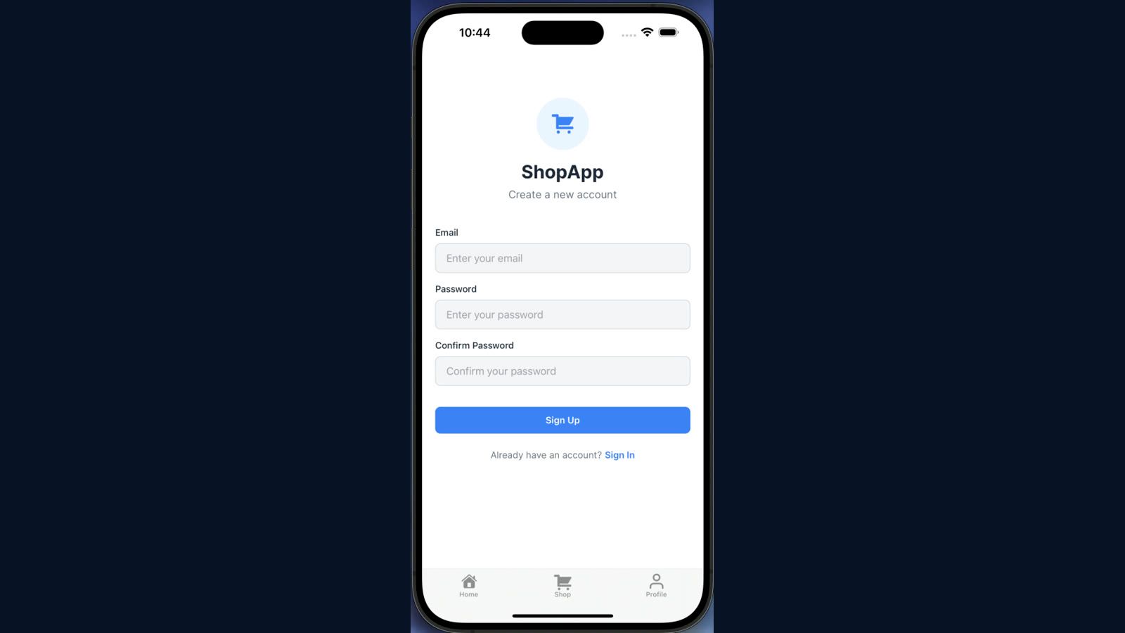 Signup