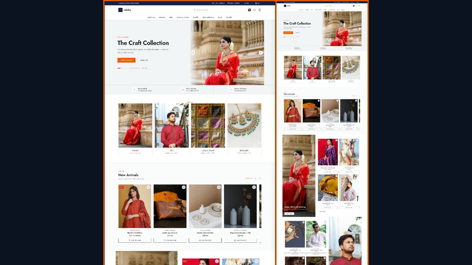 Noksha Ecommerce Website