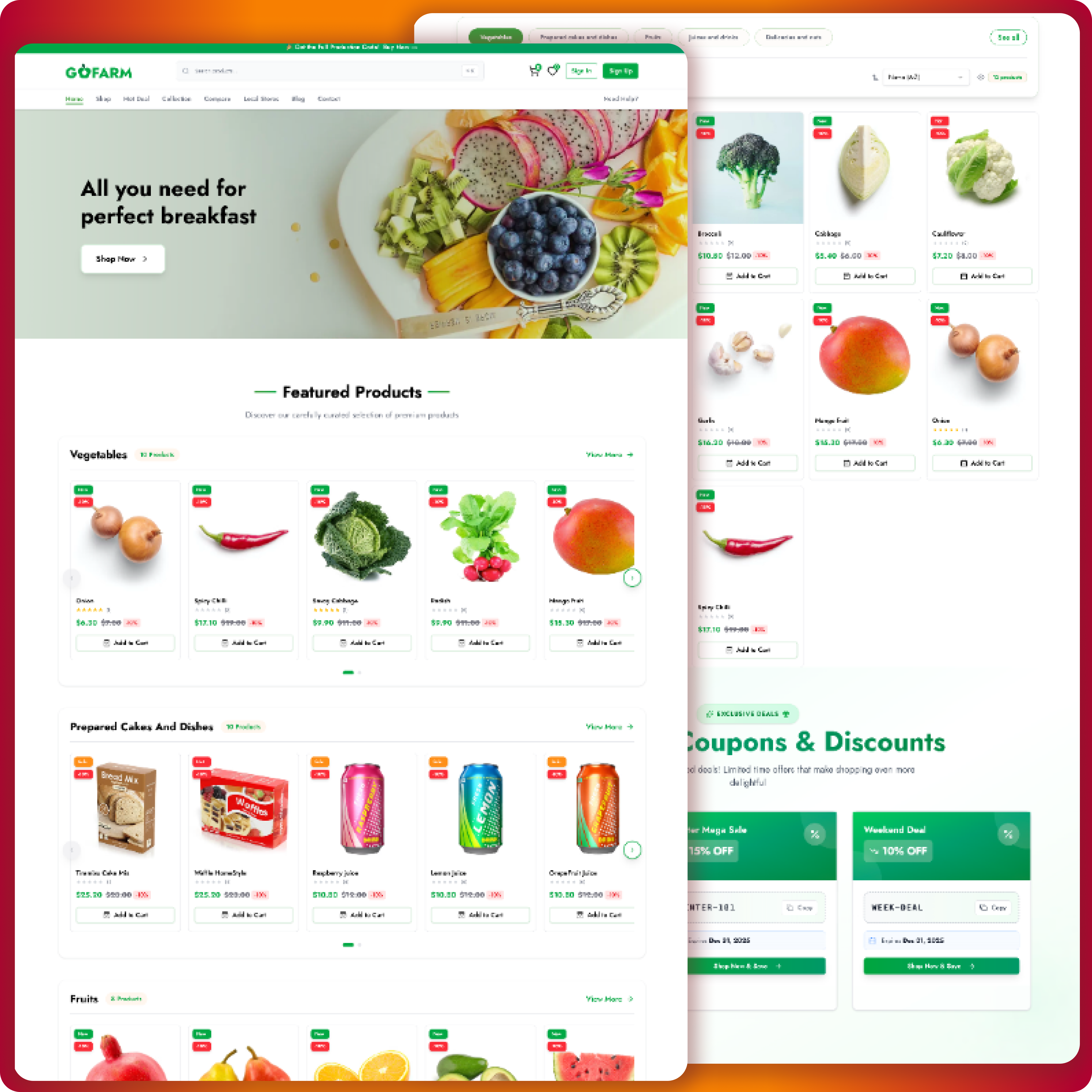 GoFarm Pro - Next.js 16 Multi-Vendor Agricultural E-Commerce Platform