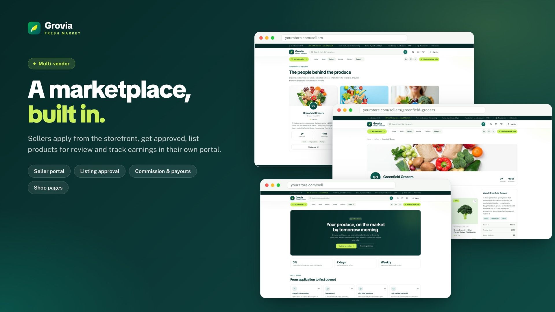 Multi-vendor marketplace
