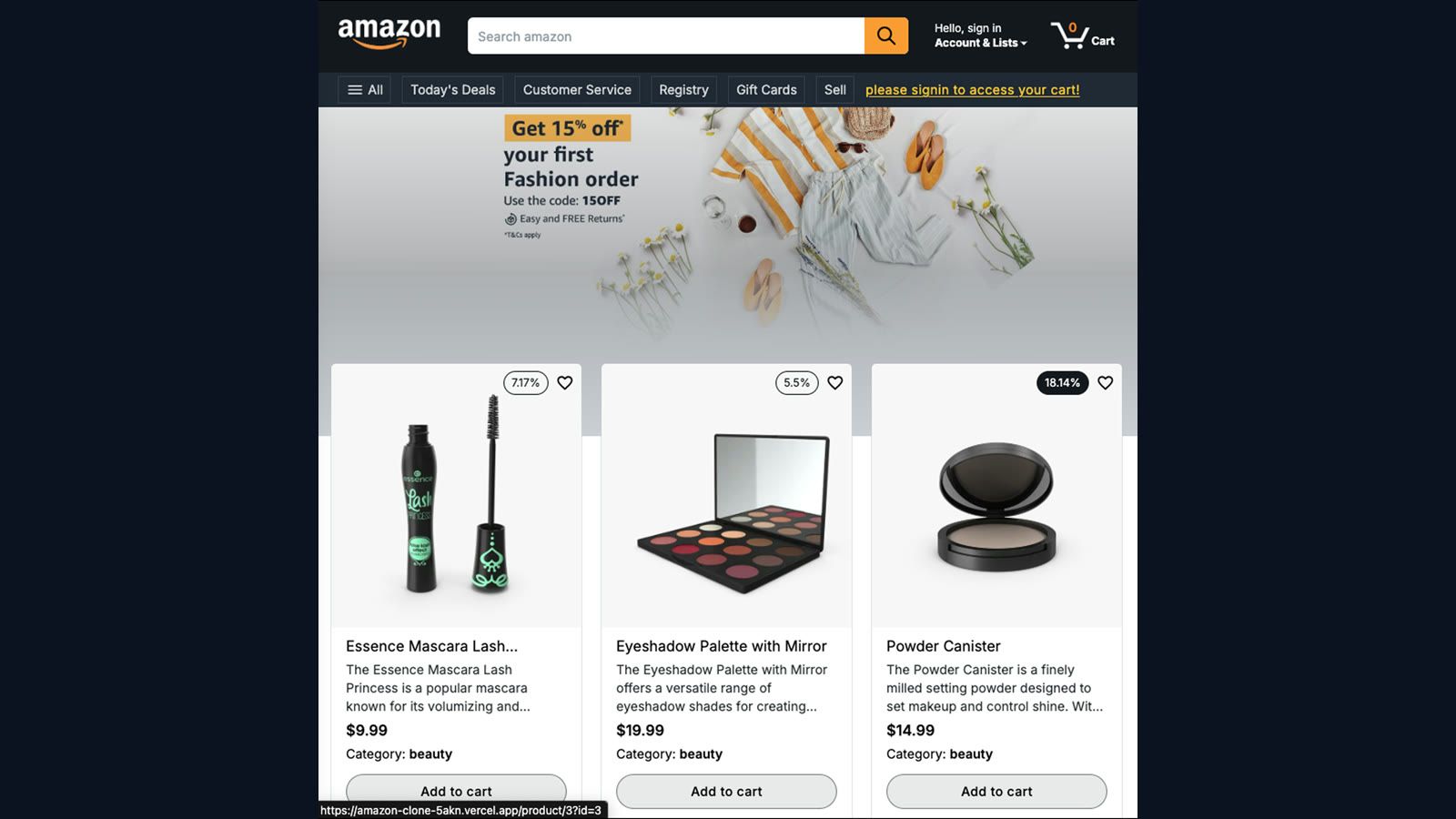 Amazon Clone 2 Thumbnail