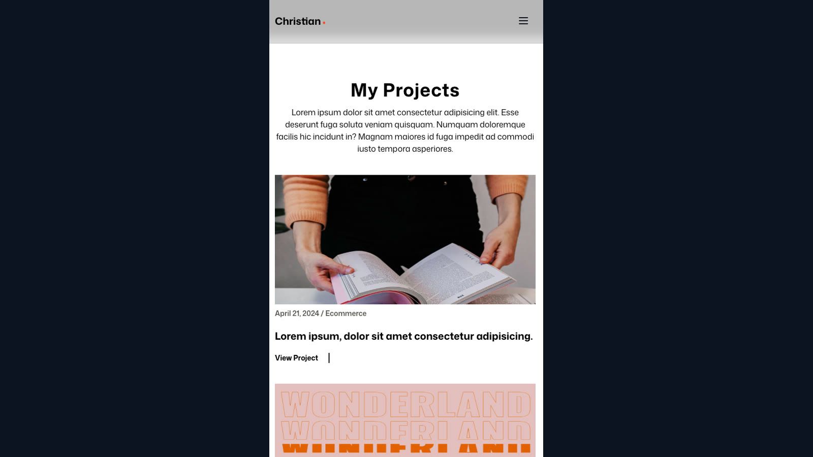 Mobile Projects