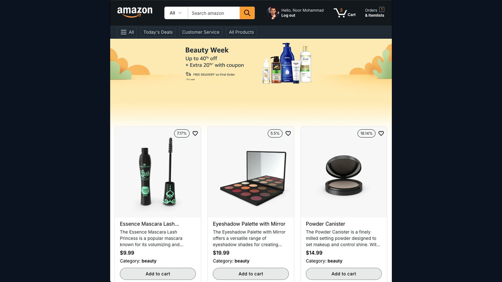Amazon Clone Thumbnail