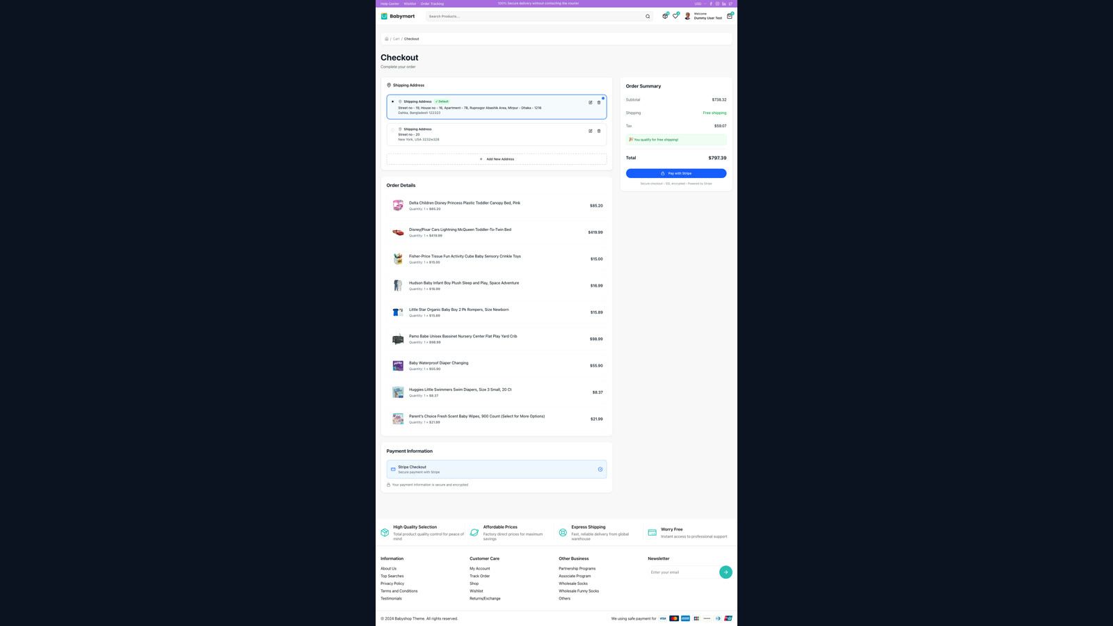 Client Checkout