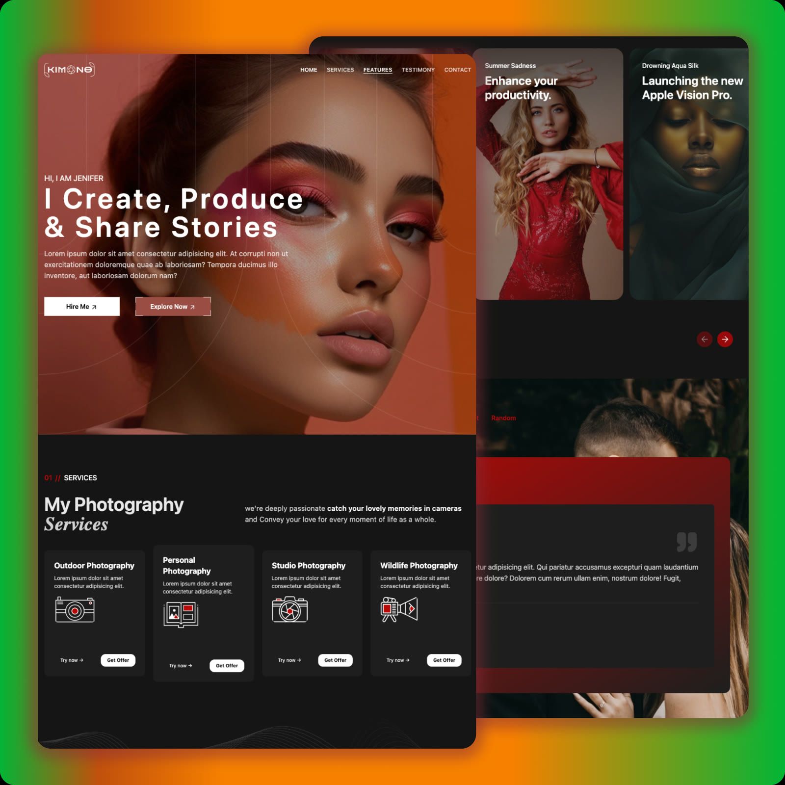 Responsive Portfolio Website with React.js and Modern Web Tools [ Source Code ]
