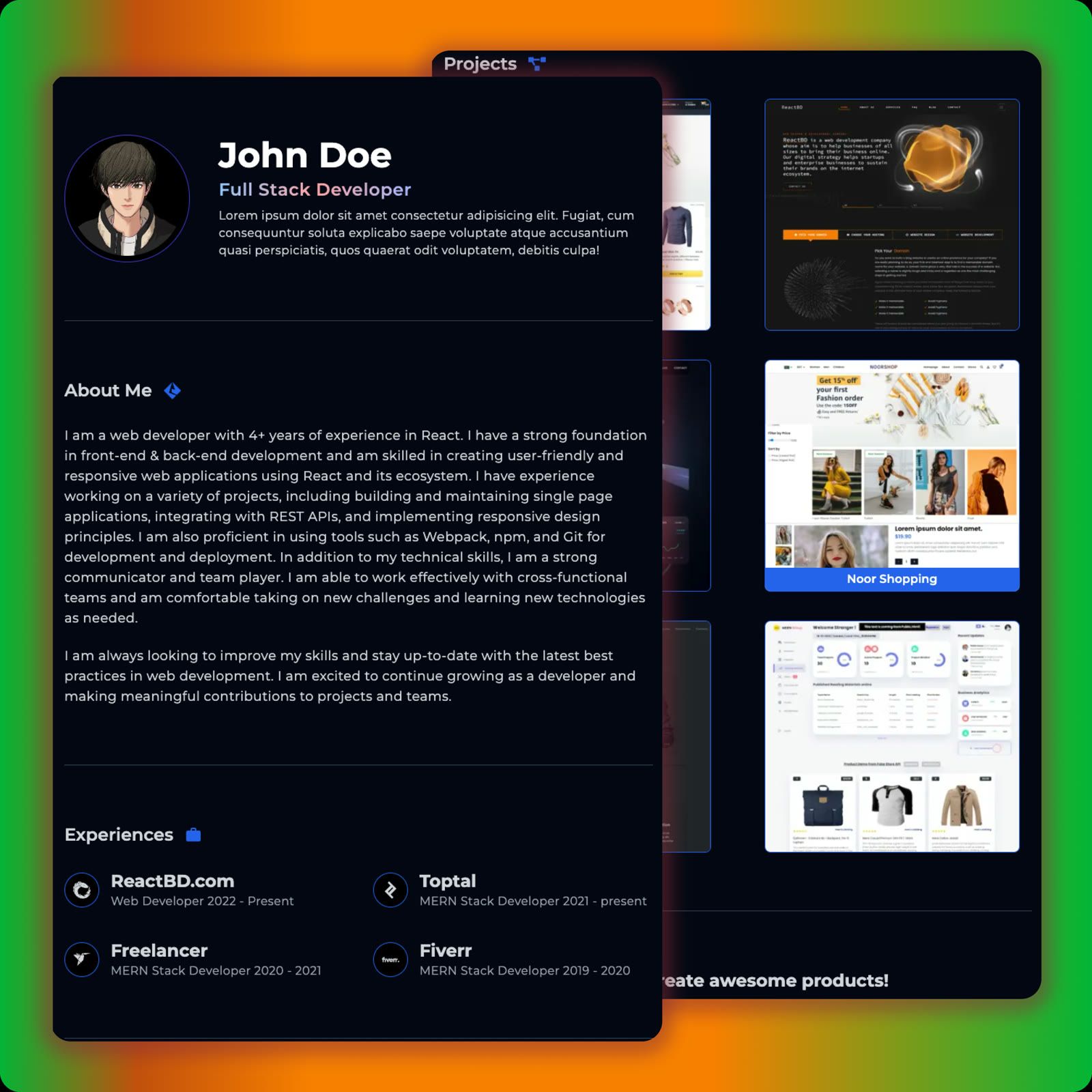 Responsive Portfolio Website