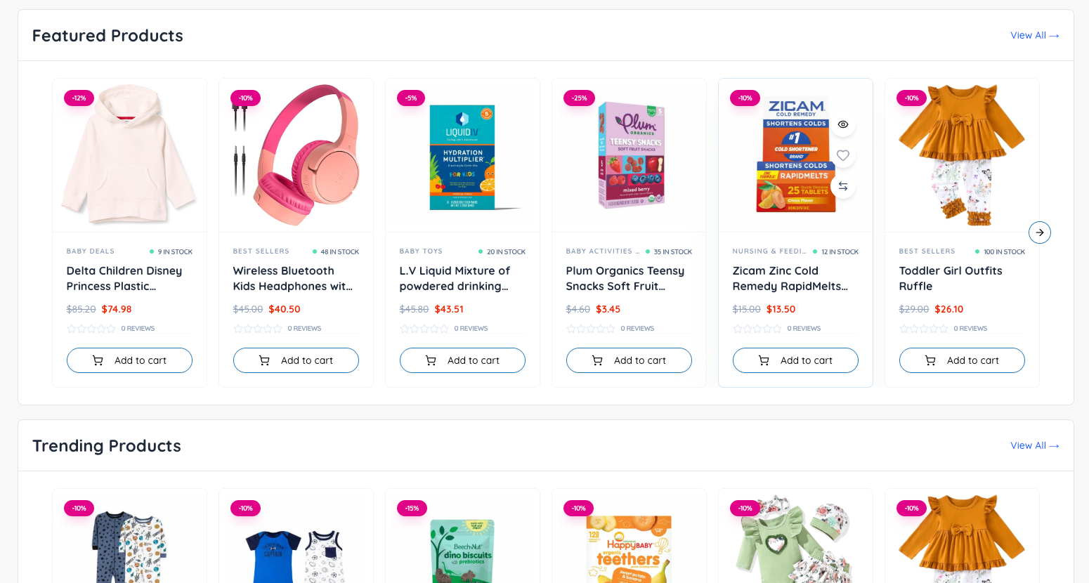 Featured Products Section