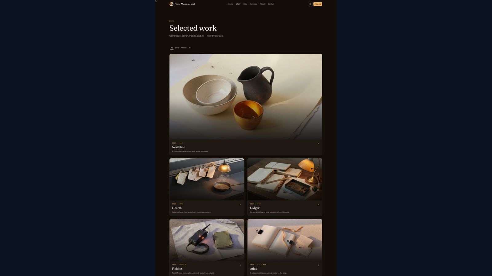 Selected work