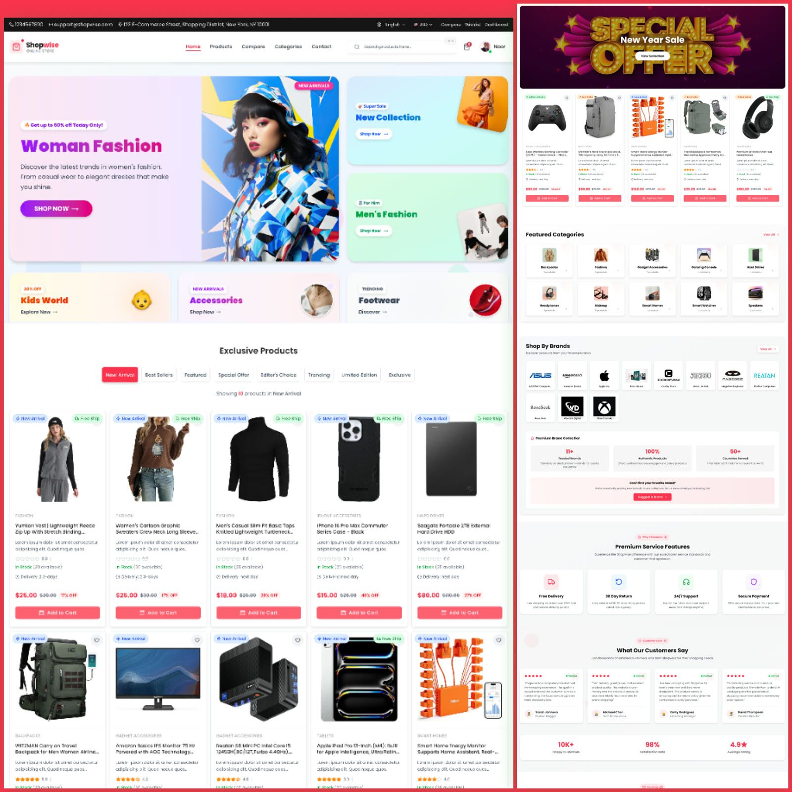 Shopwise - The Ultimate Next.js 16 E-Commerce Solution