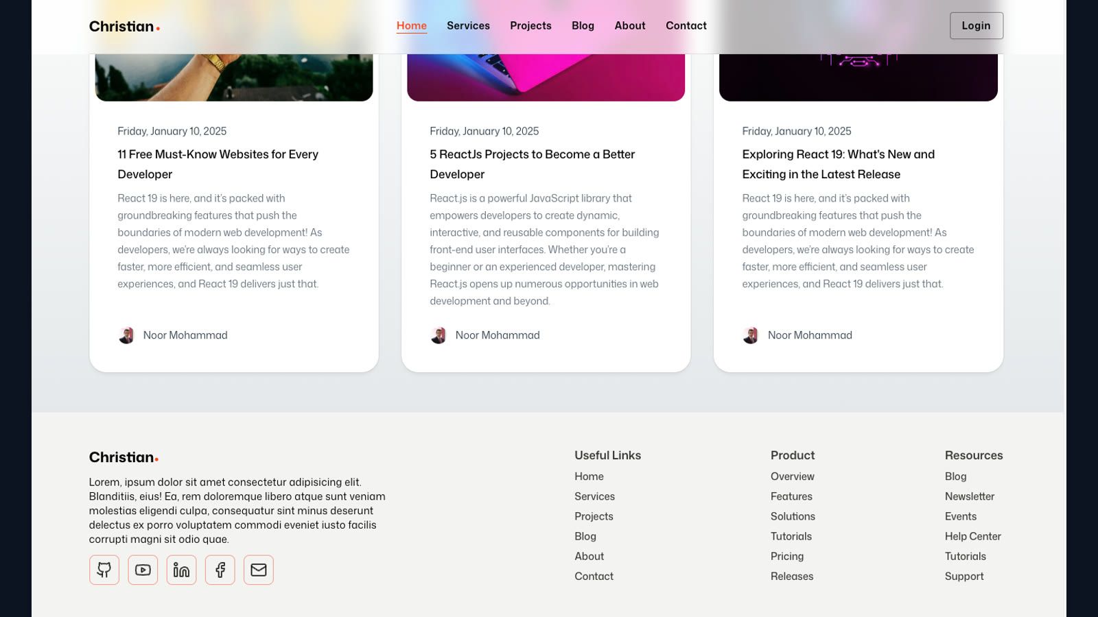 Home Footer