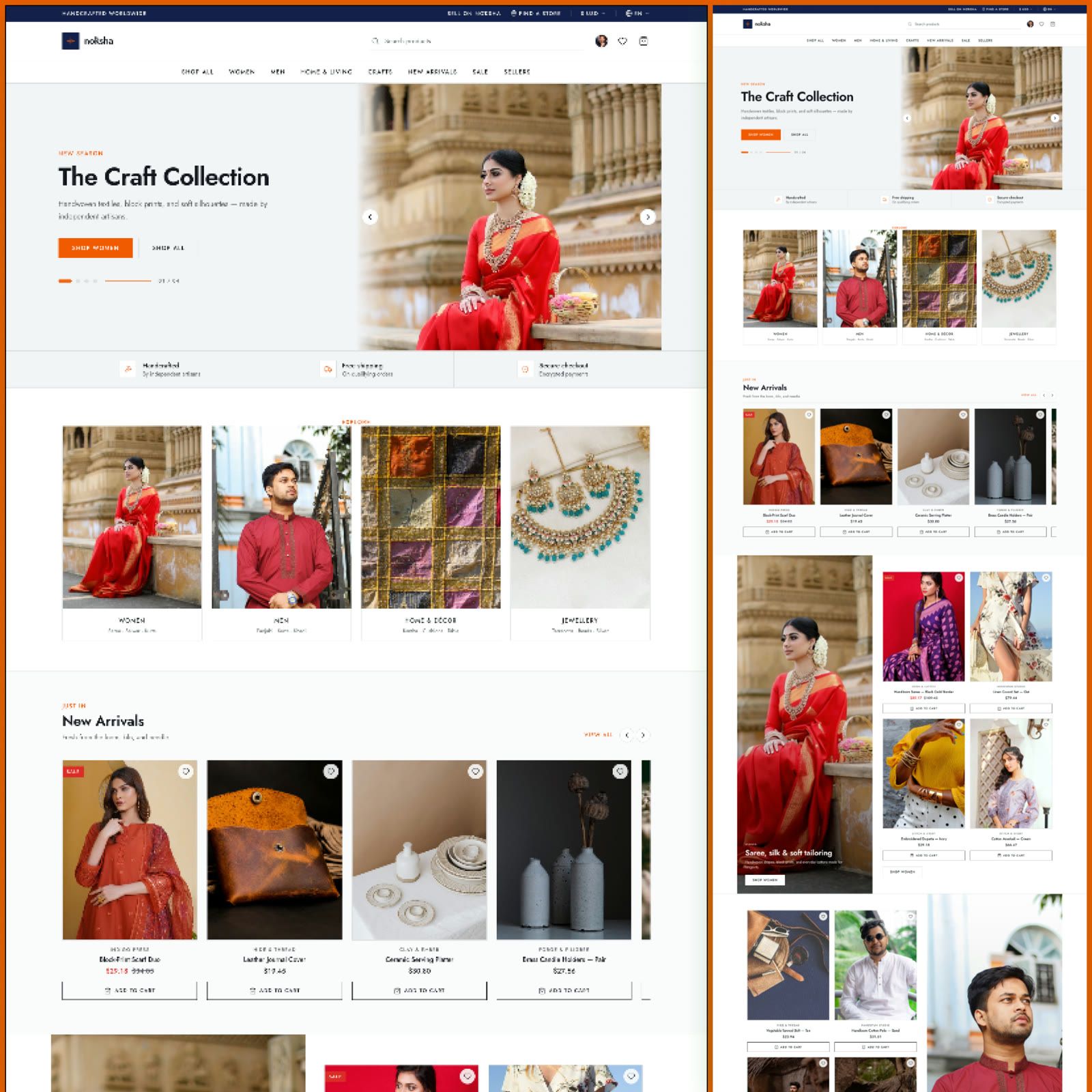 Nōksha — Full-Stack Multi-Vendor eCommerce Platform (Next.js 16, Hono, Prisma, Stripe)