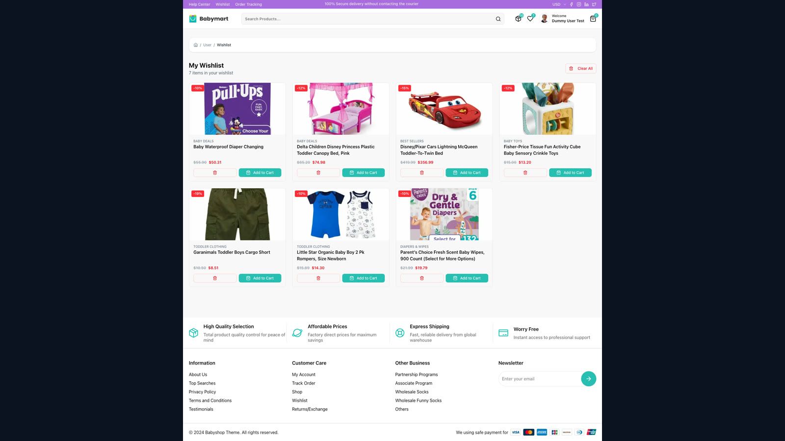 Client Wishlist