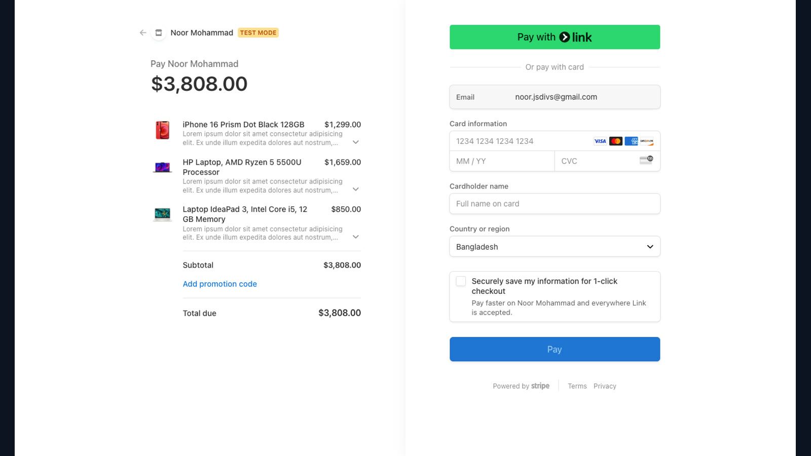 Payment