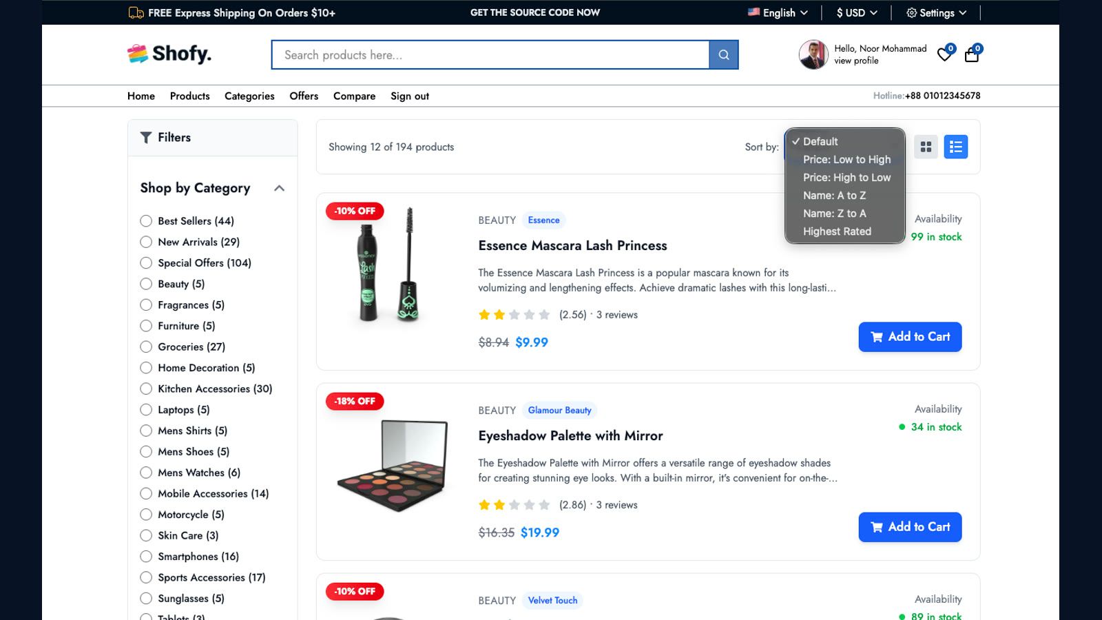 Shop List