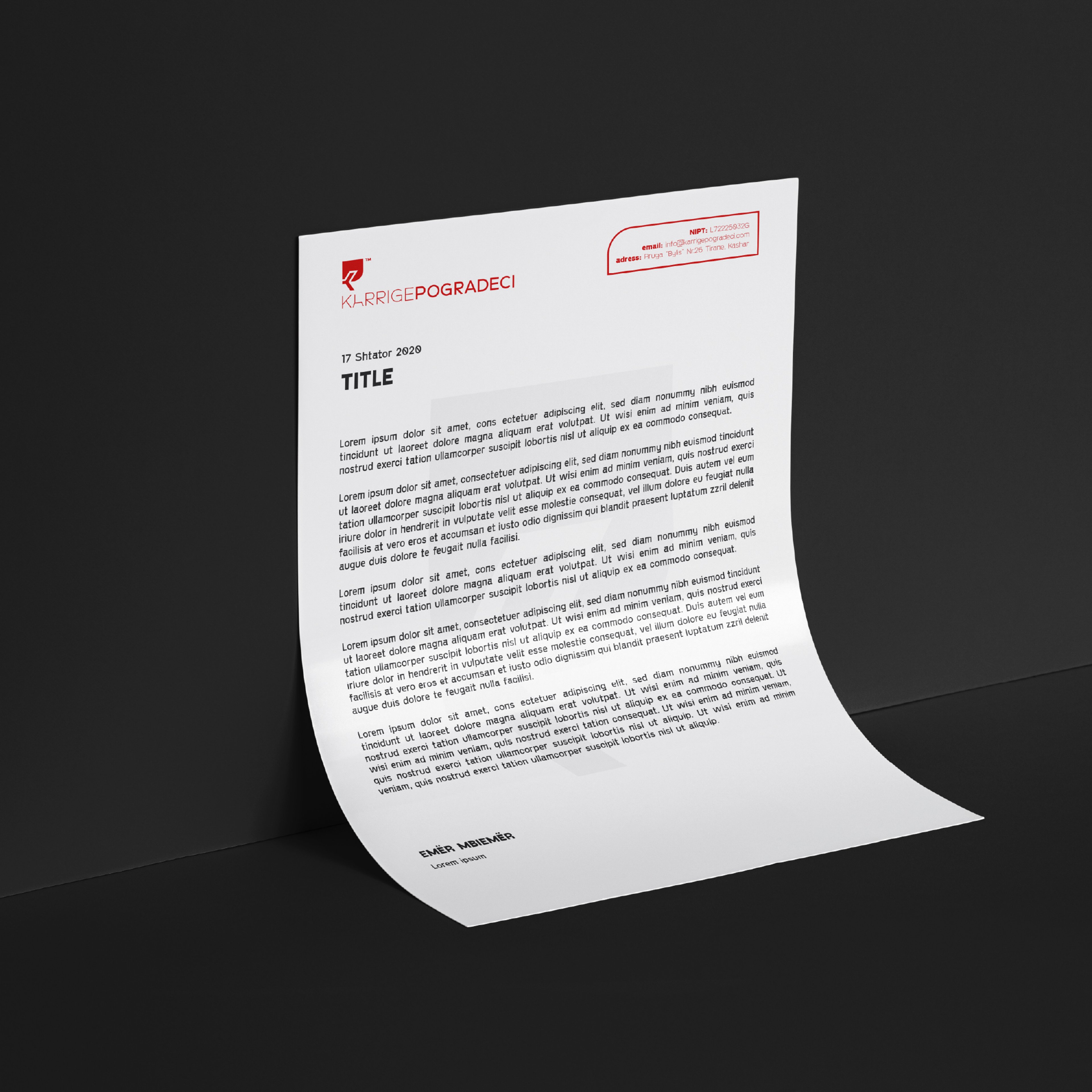 Karrige Pogradeci brand applications — Seat with Character | BoldCrest