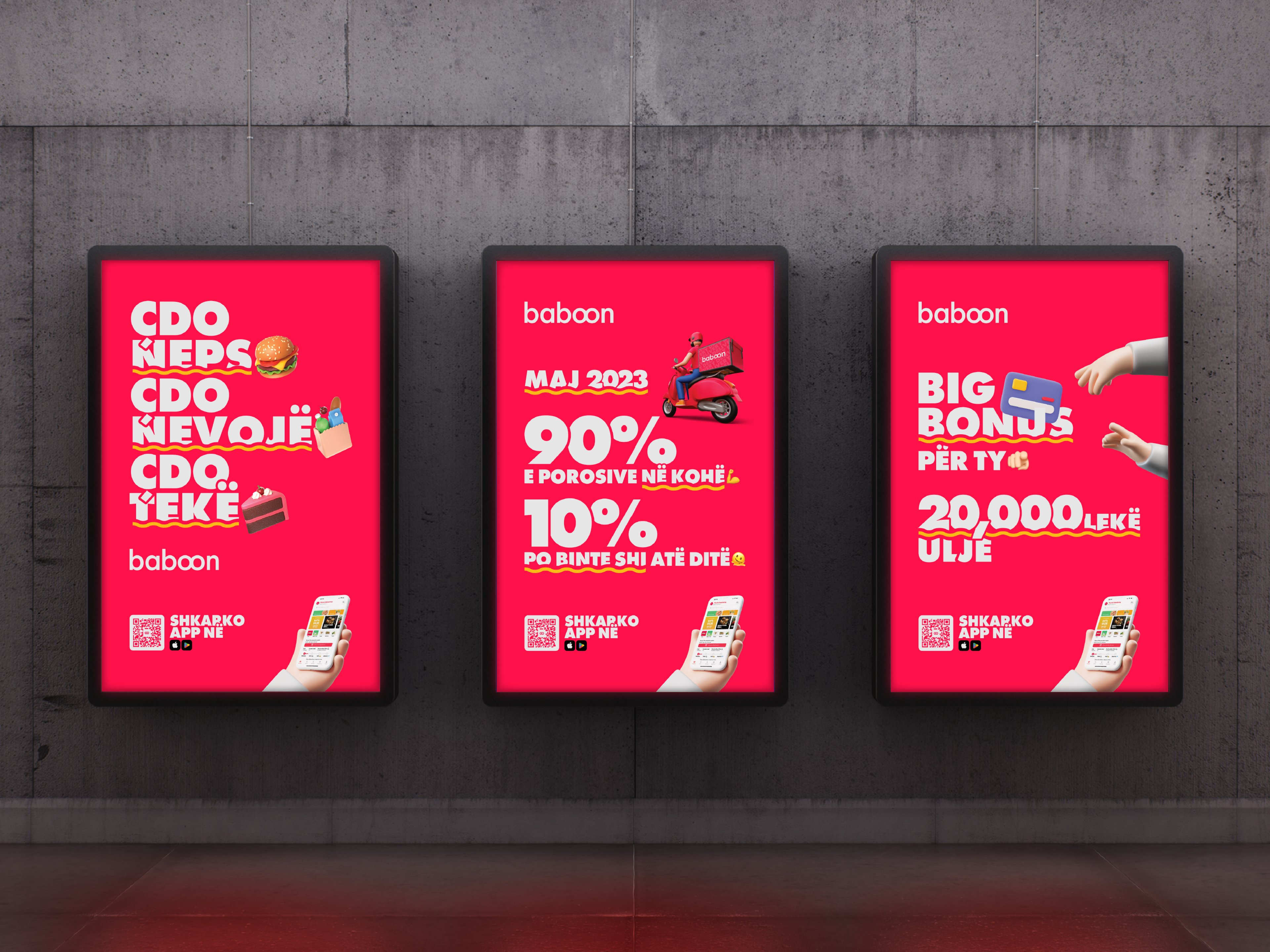 Baboon creative advertising — Paint the Town Red | BoldCrest