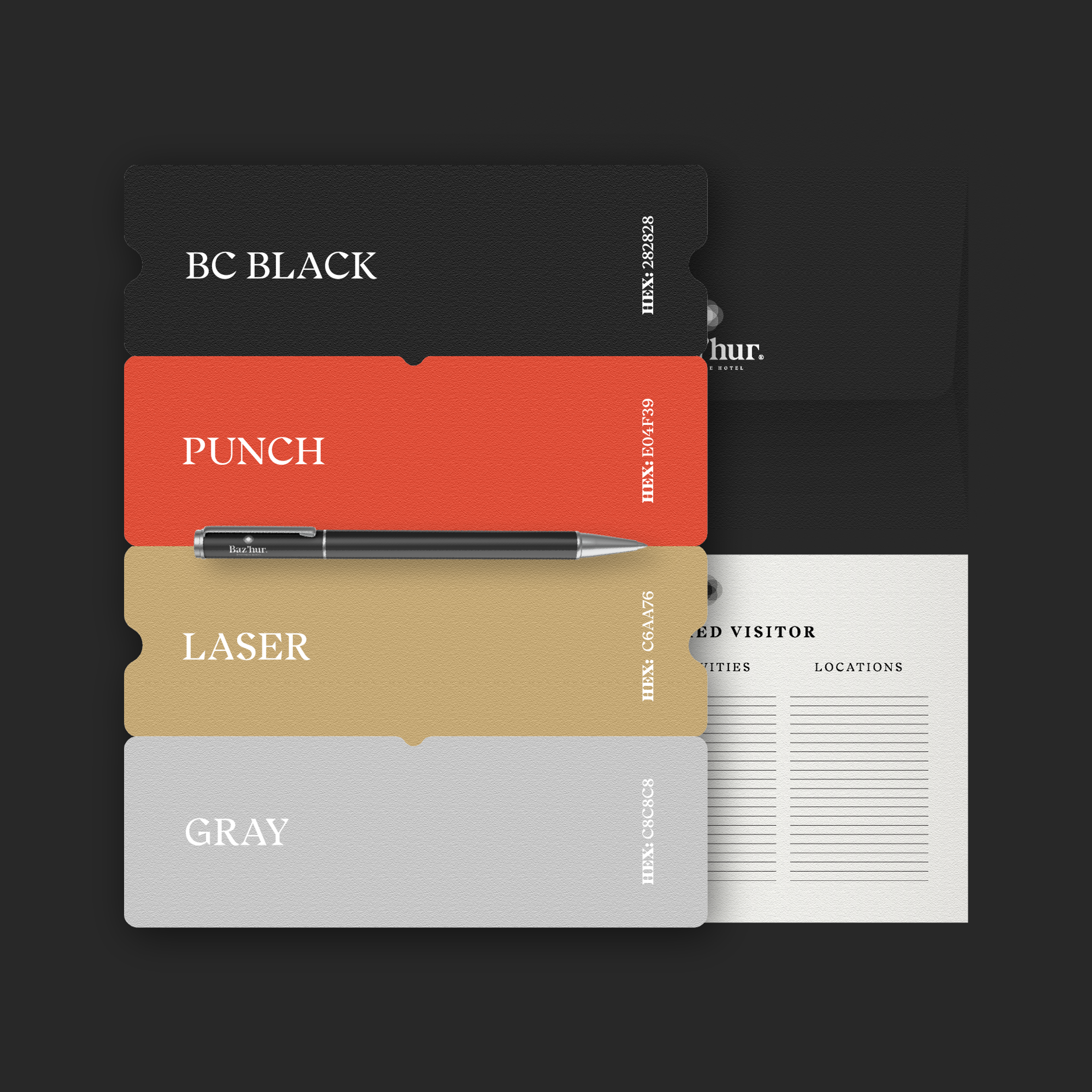 Bazhur brand identity — Charm in the Heights | BoldCrest