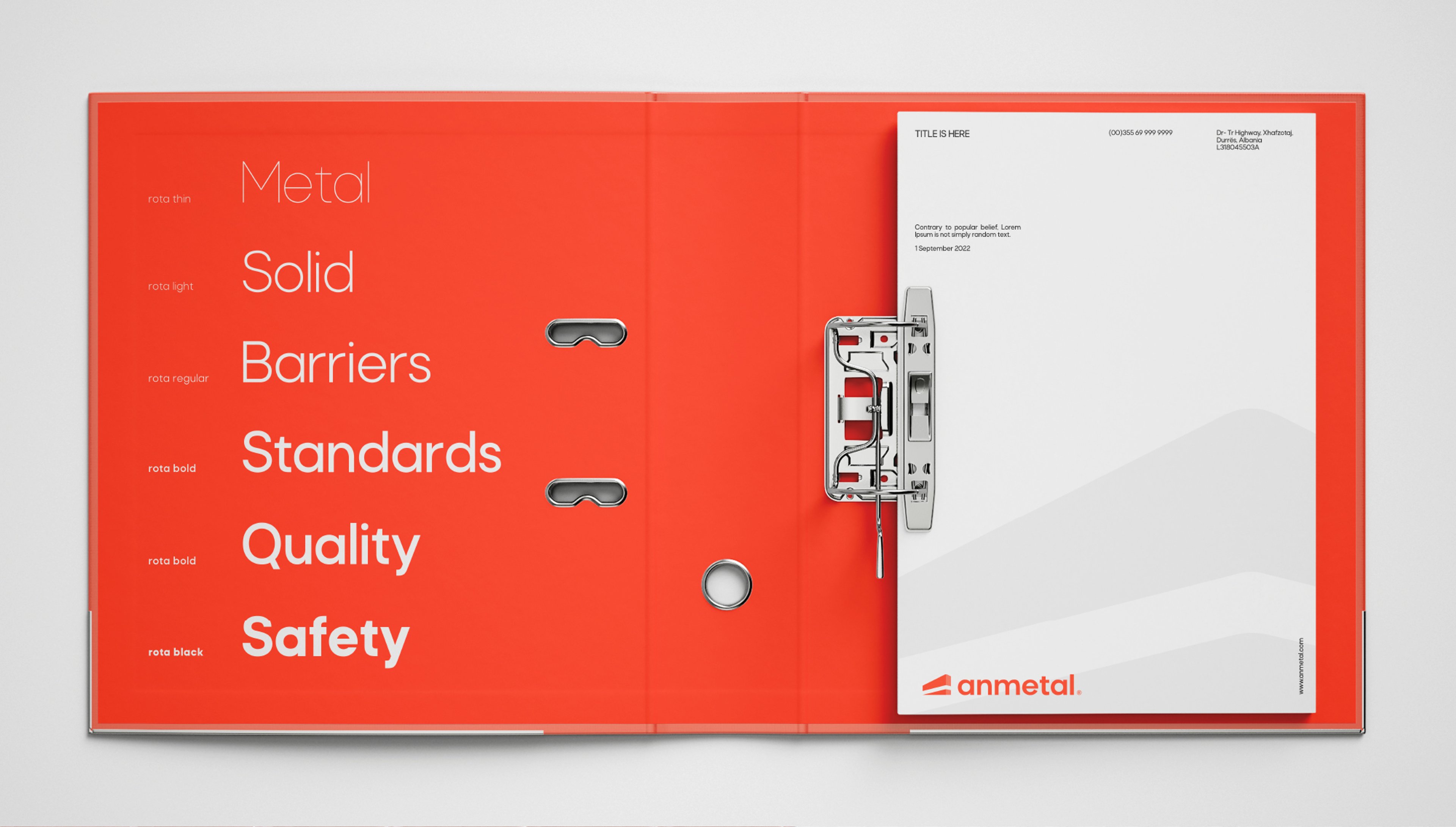 Anmetal visual identity — Forged Through Design | BoldCrest