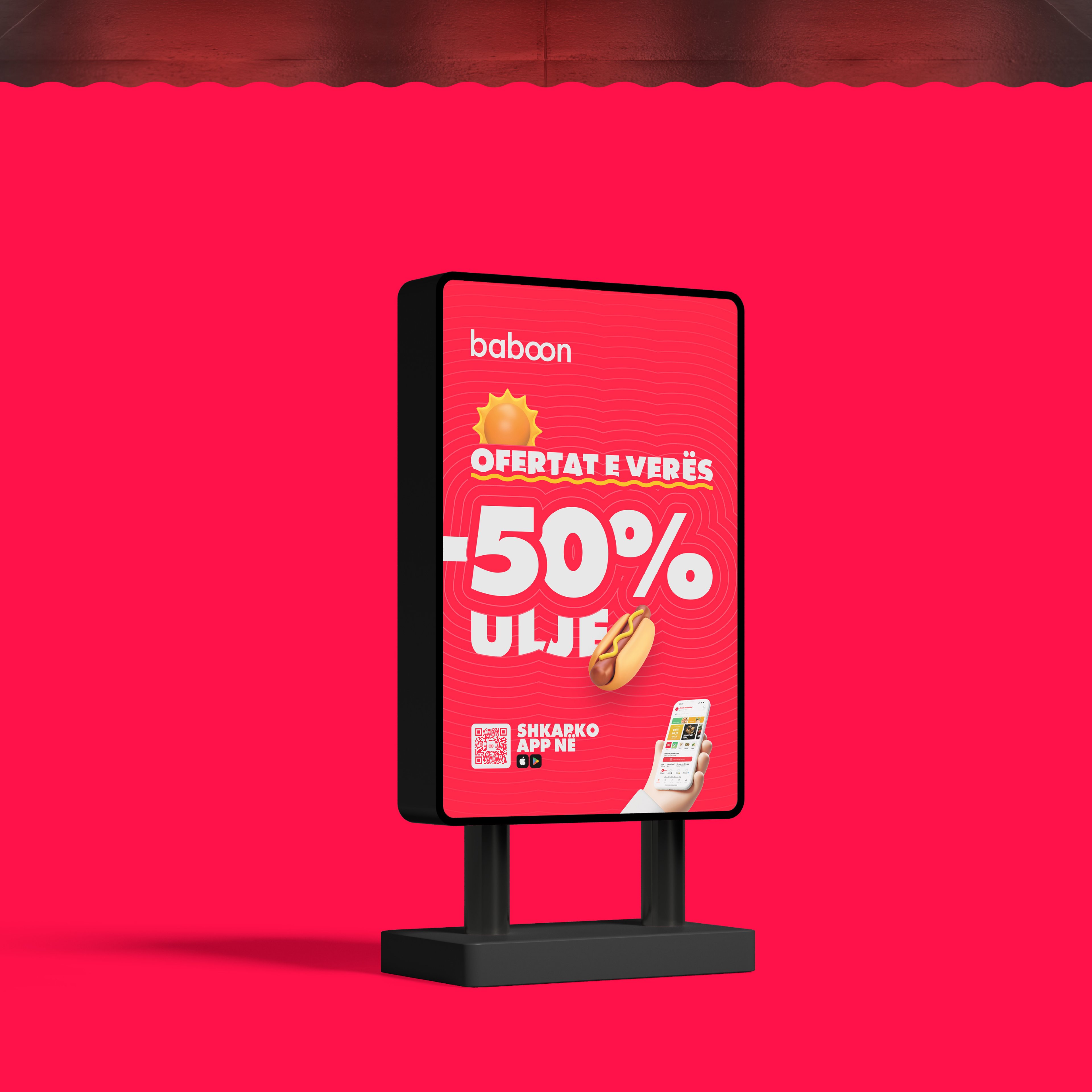 Baboon advertising key visual — Paint the Town Red | BoldCrest