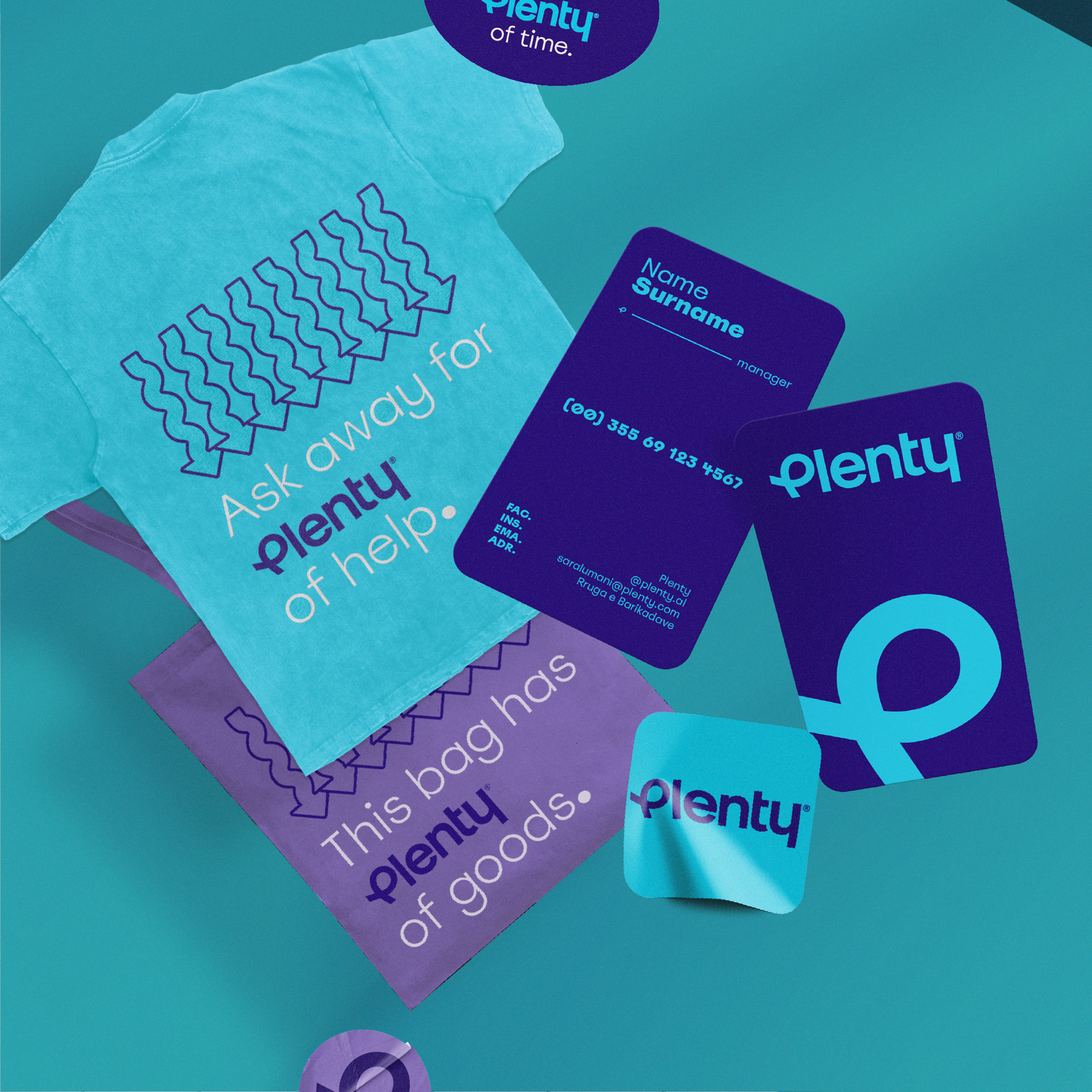 Plenty visual identity — Plenty to Imagine | BoldCrest