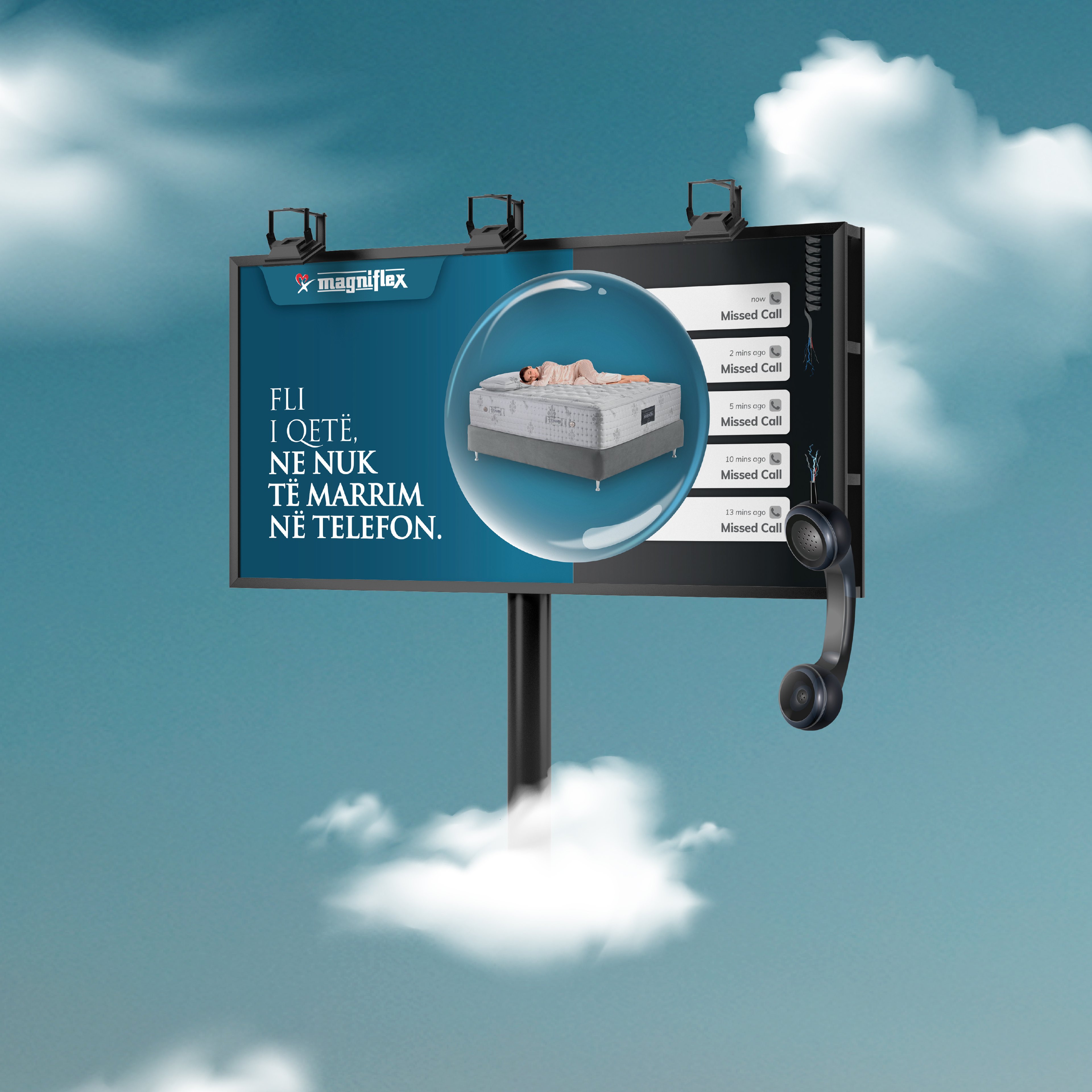 Magniflex Albania advertising key visual — The Viral Campaign | BoldCrest