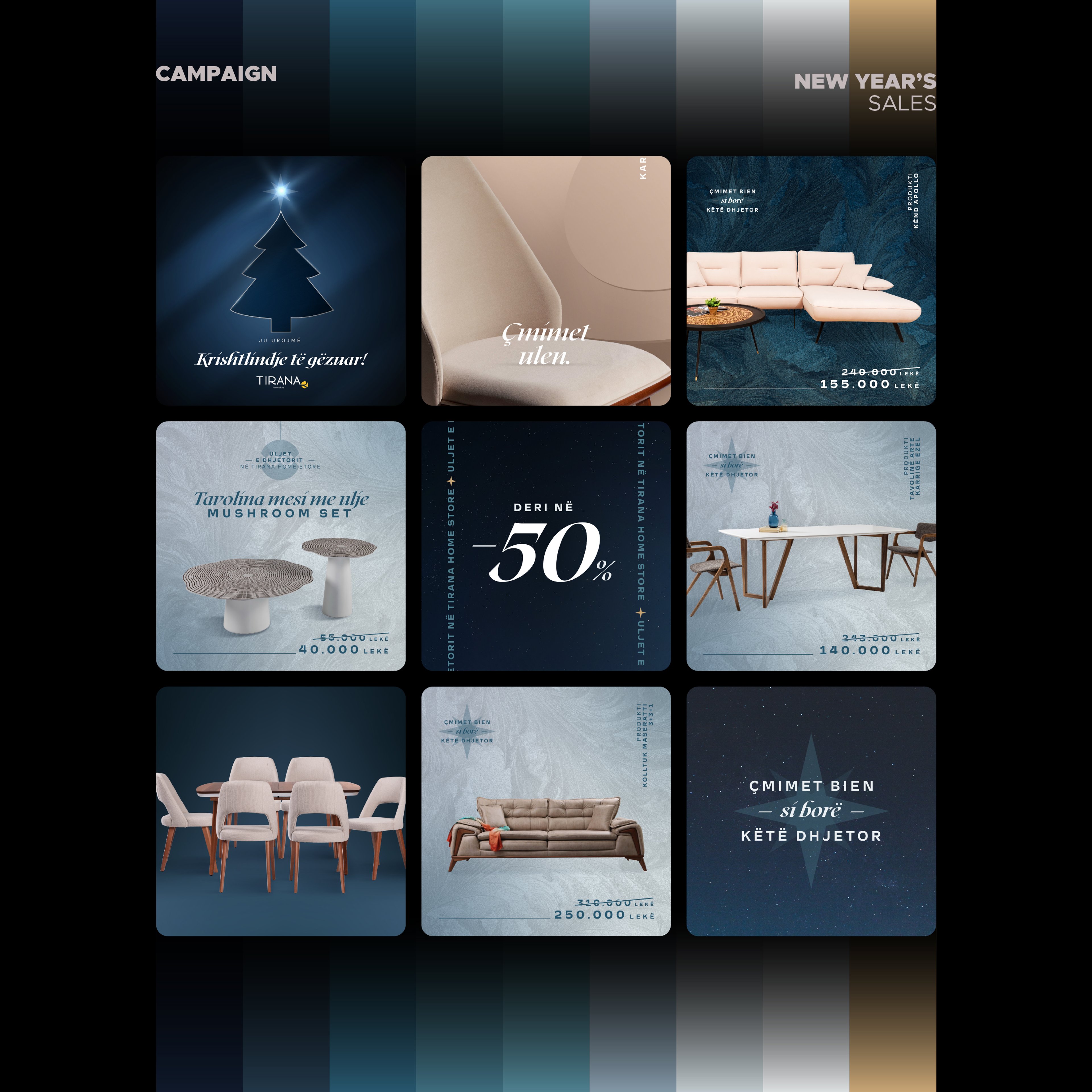 Tirana Home Store social media creative — Make Room | BoldCrest