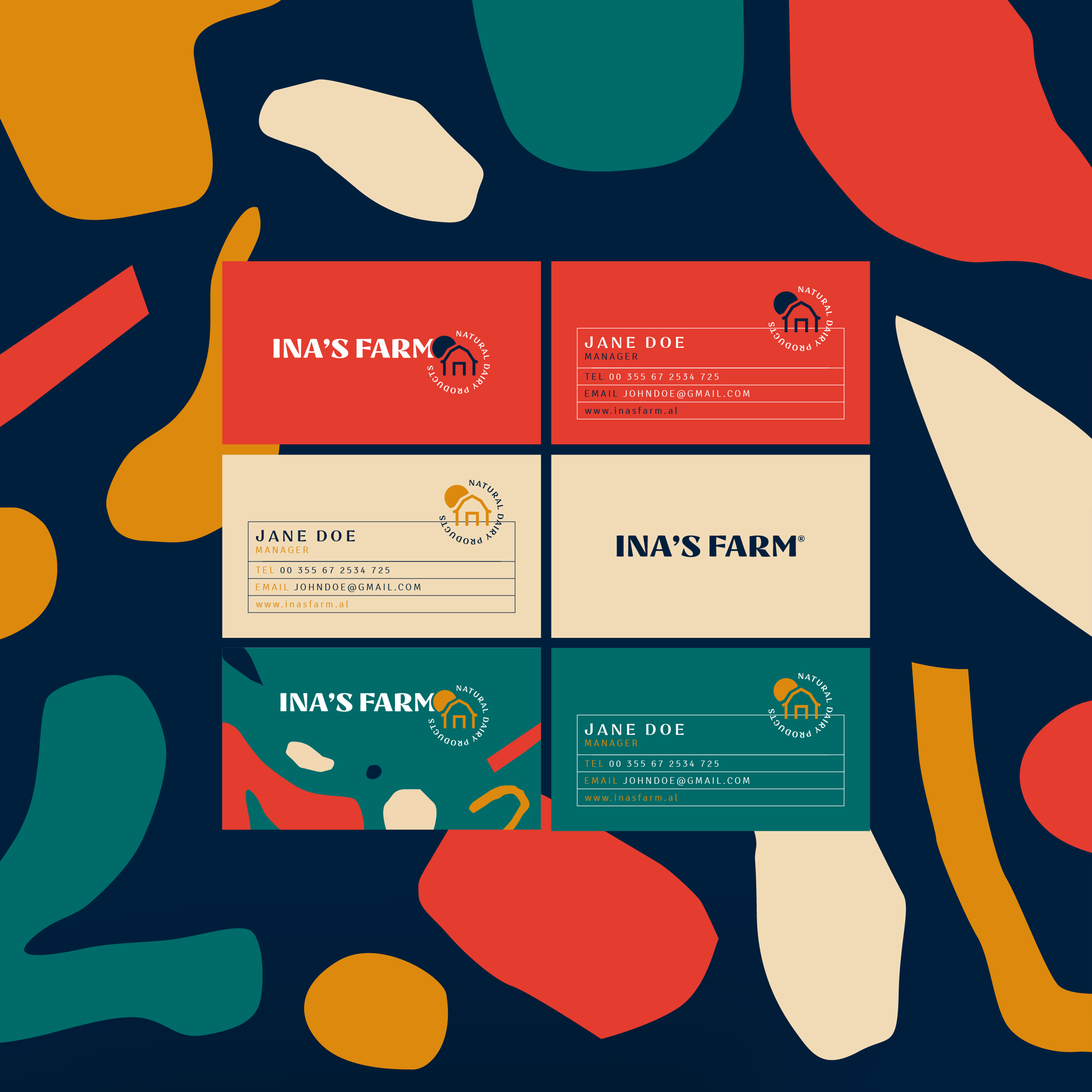 Ina's Farm logo design — A Moo-d for Dairy | BoldCrest