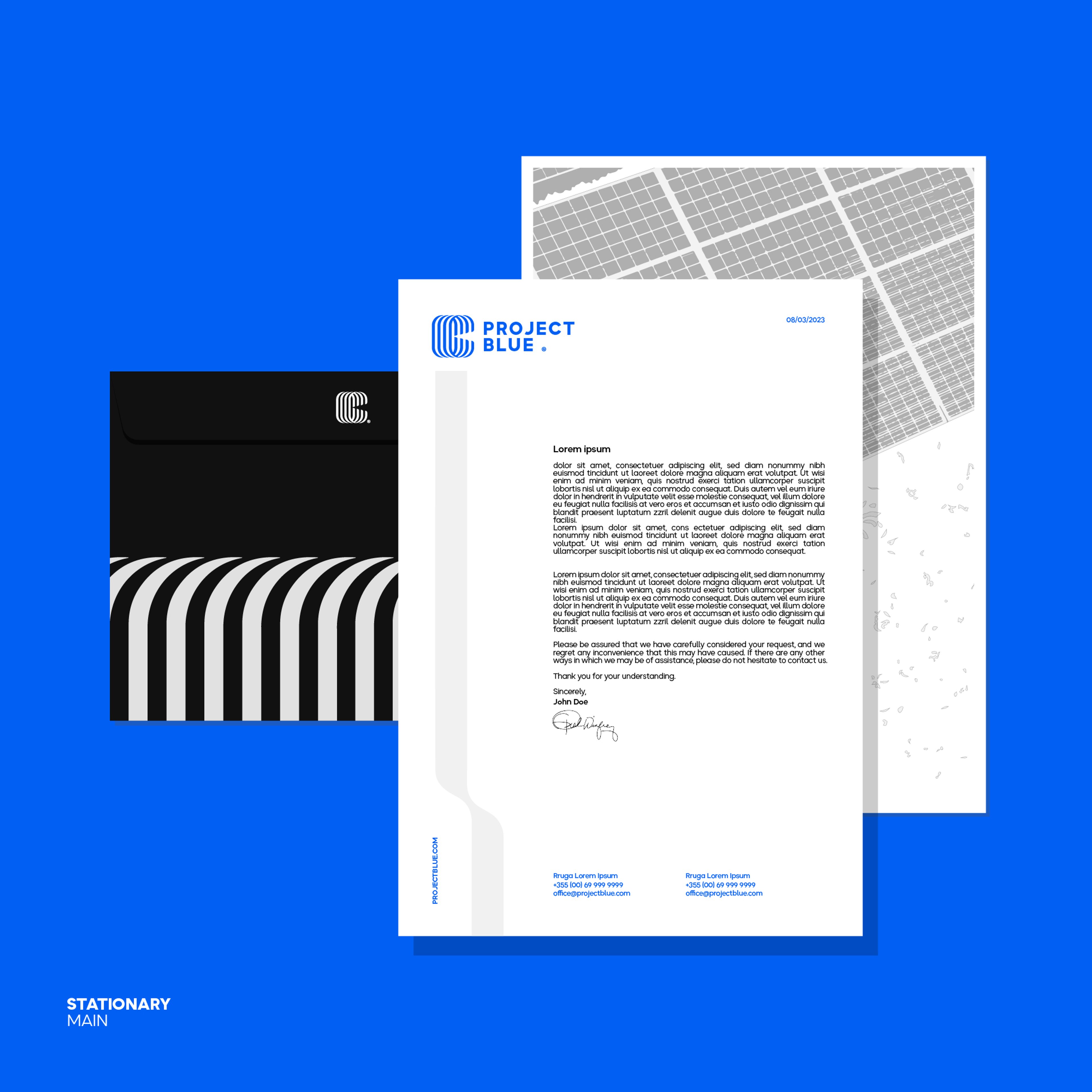 Project Blue visual identity — Blue by Design | BoldCrest