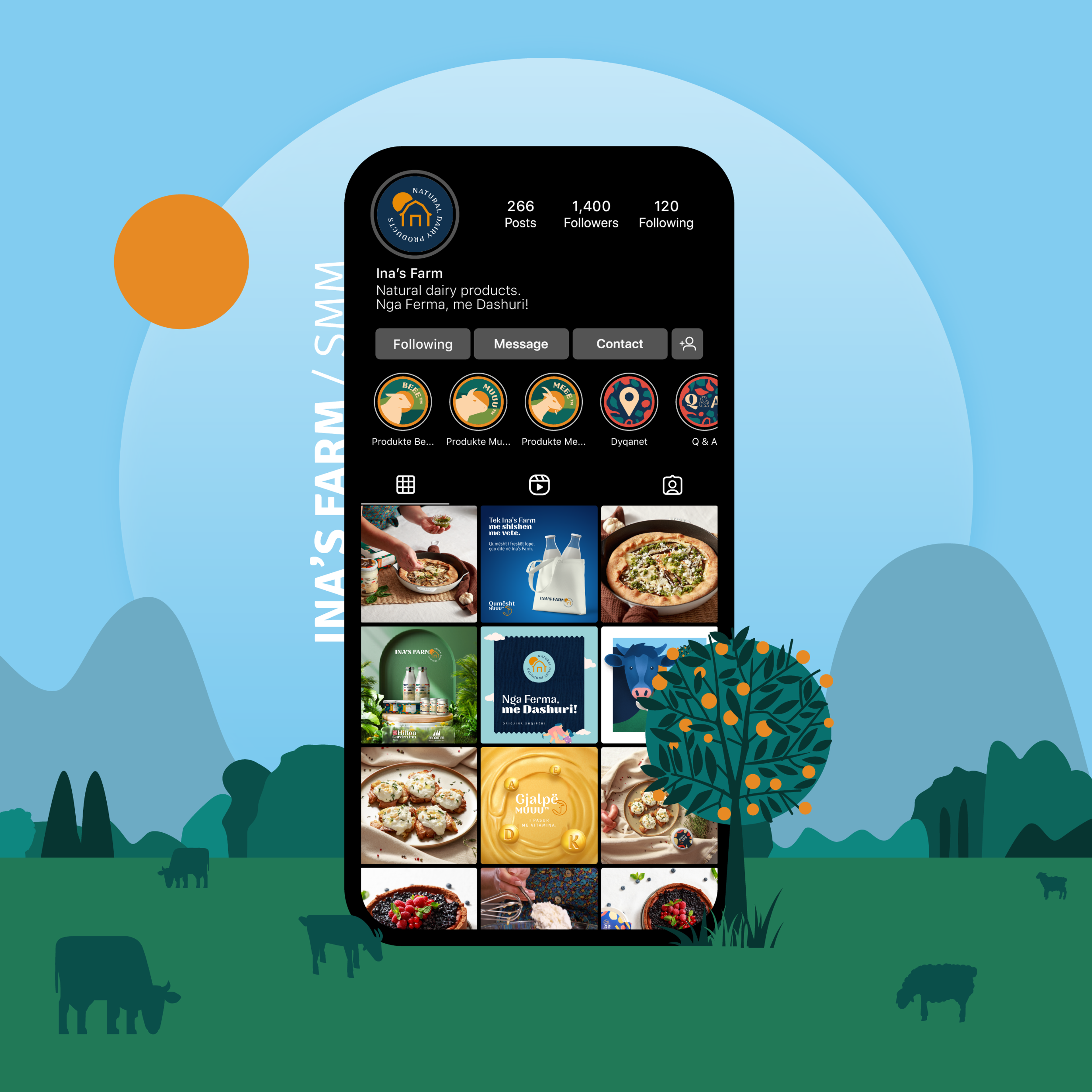 Ina’s Farm — Fresh on the Feed | BoldCrest creative agency