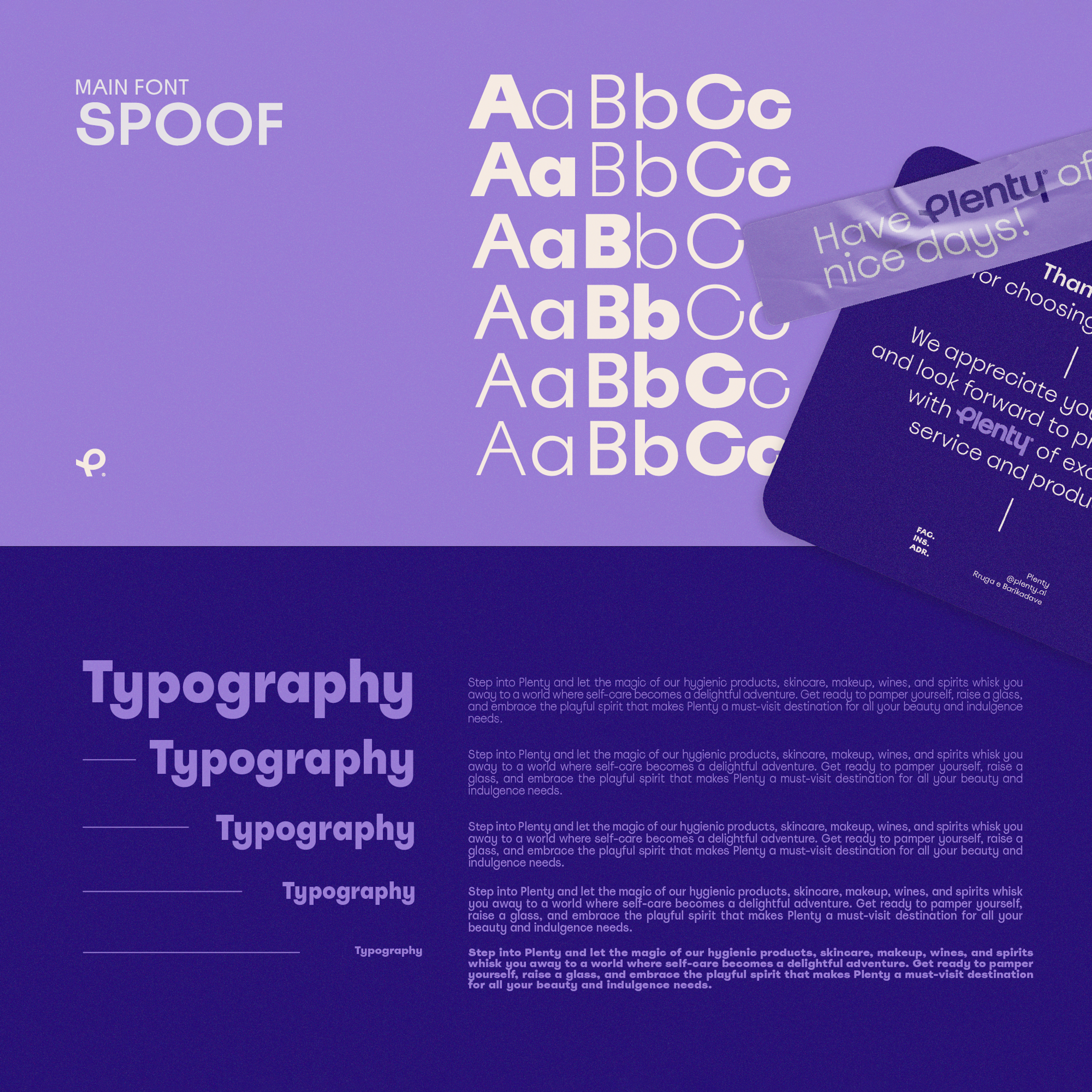 Plenty brand identity — Plenty to Imagine | BoldCrest