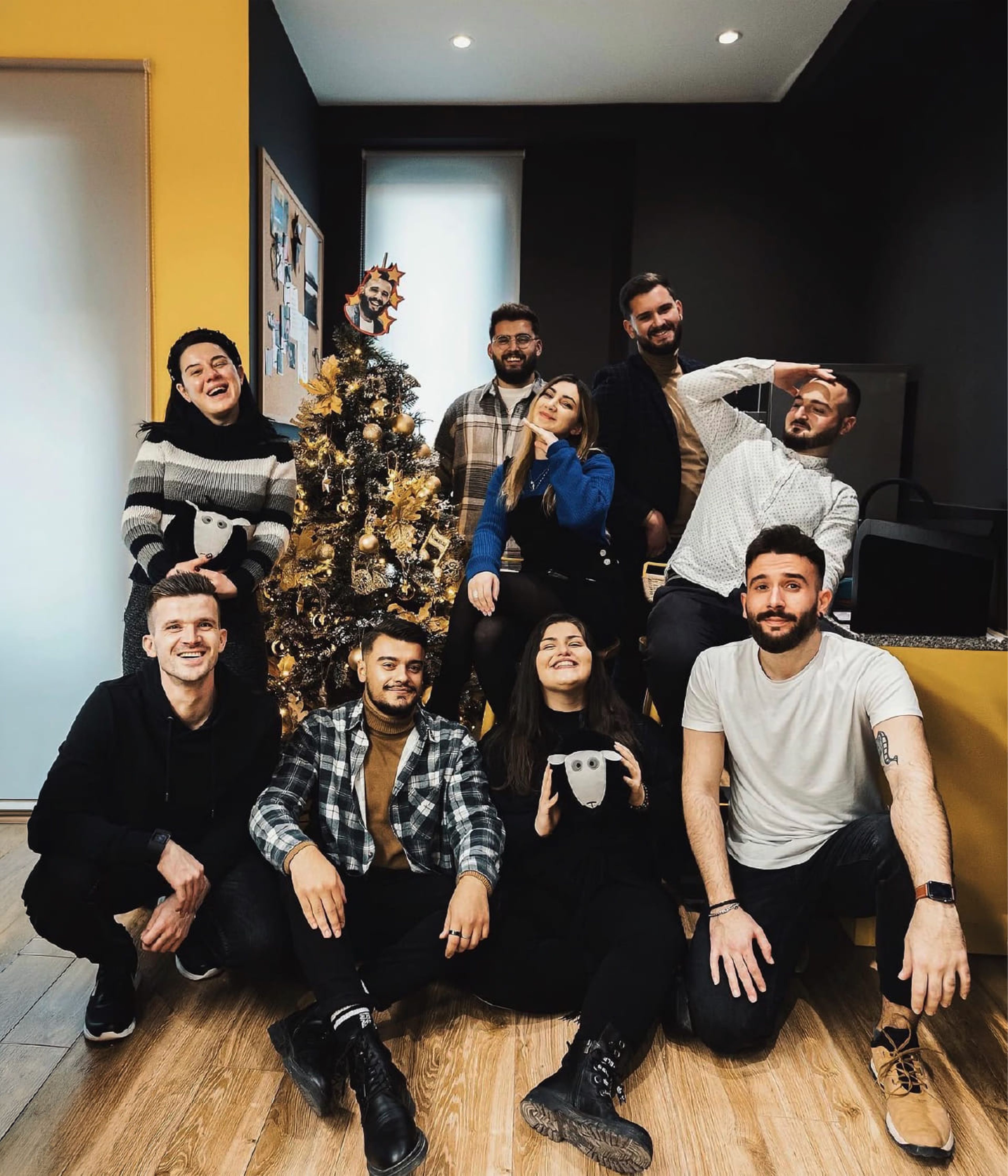 BoldCrest team gathering — creative studio in Tirana