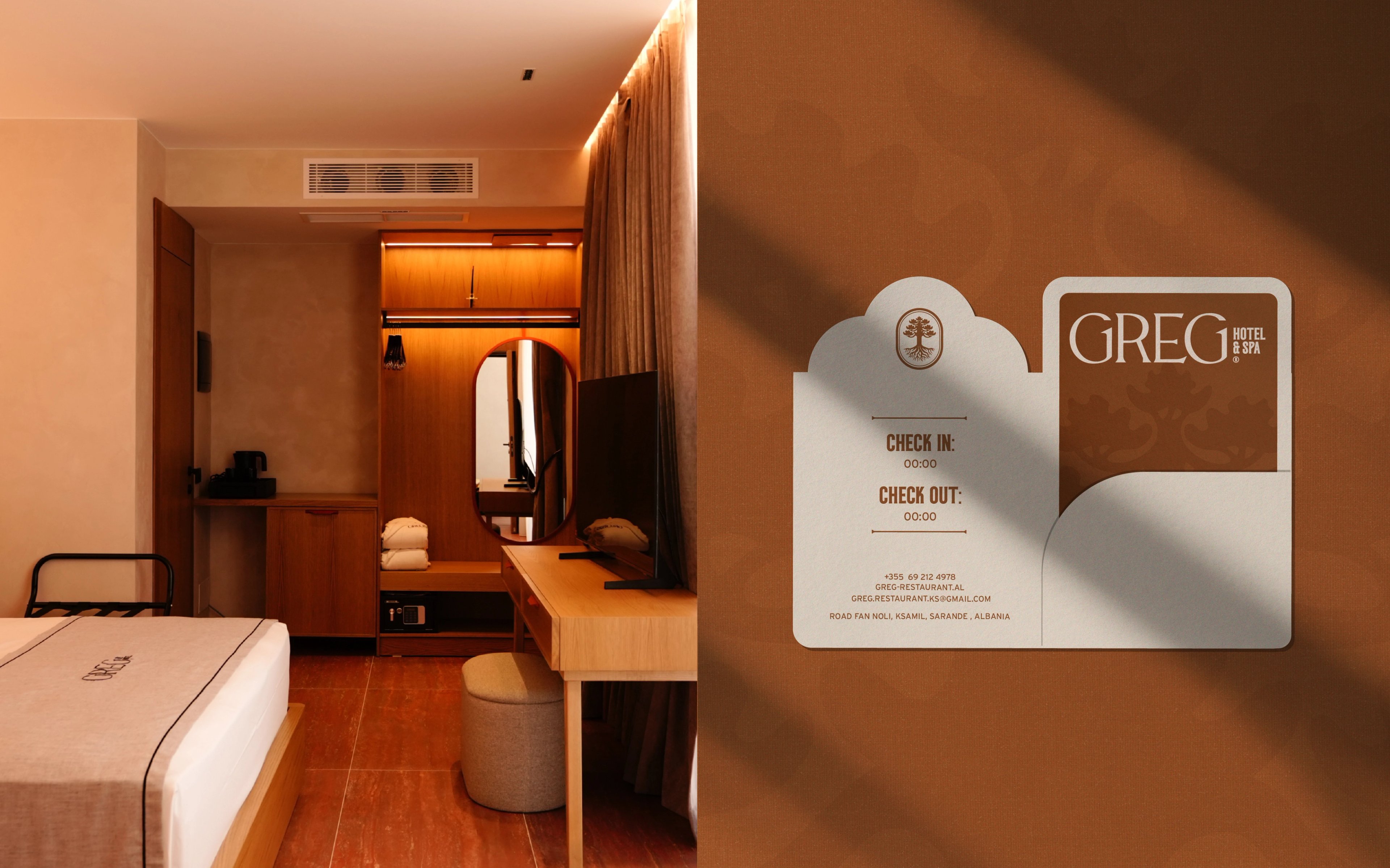 GREG Hotel & Spa typography and color — Greg the Brand | BoldCrest